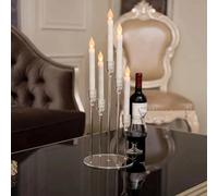 1 pièce Support porte-bougies 5 bougies en acrylique Décoration de maison Décoration de mariage Décoration de chambre Cinq grands,Six grands,Trois têtes,Cinq têtesPMMA
