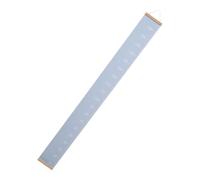 1 Pièce, Tableau de Croissance Toile Murale Suspendue Moderne | Design Enroulable, Corde Intégrée, Bois de Pin et Toile, pour Suivi à Domicile sans Traces