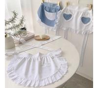 1 pièce Tablier de style princesse mignon, Tablier de protection pour la cuisine et le nettoyage à la maison, Tablier de cuisine, Tablier demi-corps pour usage quotidien [Image de référence en vrac 2]