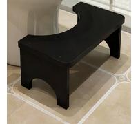 1 pièce Tabouret de toilette en bambou portable avec design ergonomique en arc, anti-collision, résistant au soleil, gain de place, essentiel pour les voyages, tabouret de squat pliable pour adultes p