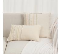 1 pièce Taie d'oreiller à franges en polyester tressé, pour oreiller décoratif ou coussin de taille 45*45,40*60,30*50,50*50UnicoloreÉtoffe