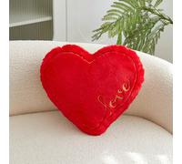 1 pièce Taie d'oreiller décorative asymétrique avec broderie de lettre d'amour, convient pour la décoration intérieure, utilisation toute saison, housse uniquement sans rembourrage 40*36Géométrique,Le