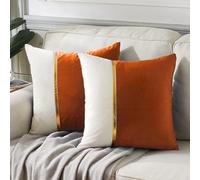 1 pièce Taie d'oreiller décorative simple patchwork de couleur unie, usage quotidien à la maison 40*40,45*45,30*50,50*50UnicolorePolyester