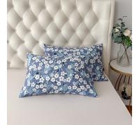 1 pièce Taie d'oreiller enveloppe à motif floral 100% polyester, sans rembourrage 50cm*70cm,45cm*45cm,50cm*50cm,50cm*66cm,50cm*75cm,51cm*91cm,60cm*60cm,66cm*66cm,80cm*80cm,51cm*102cm,51cm*137cmPlantes