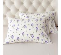 1 pièce Taie d'oreiller imprimée 100% polyester légère respirante et douce (insert d'oreiller non inclus), convient pour les hommes et les femmes, les dortoirs, la décoration de la chambre 50cm*70cm,4