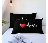 1 pièce Taie d'oreiller imprimée numériquement à 100% polyester (insert de coussin non inclus) 50cm*70cm,45cm*45cm,50cm*50cm,50cm*66cm,50cm*75cm,51cm*91cm,60cm*60cm,66cm*66cm,80cm*80cm,51cm*102cm,51cm