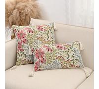 1 pièce Taie d'oreiller ou housse de coussin lombaire décorative en jacquard floral, convient pour la chambre, le salon, le canapé 45*45,40*60,30*50,50*50PlantesÉtoffe