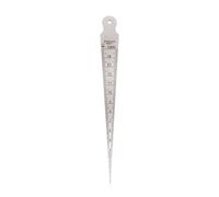 1 pièce Taper Gage, double face en acier inoxydable, graduation métrique, cale, trou Taper Gauge Ruler Outil de mesure (1-15 mm)