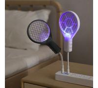 1 pièce Tapette électrique anti-moustique, alimentée par USB, tueur de moustiques électrique domestique, piège anti-moustique noir,BlancABS