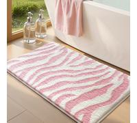 1 pièce Tapis de bain à motif géométrique doux, convient pour la salle de bain, la cuisine, l'extérieur, l'intérieur, le couloir, la chambre, le salon, le côté du lit, lavable en machine, antidérapant