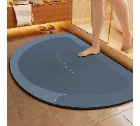 1 pièce Tapis de bain super absorbant et antidérapant - Séchage rapide, design en diatomite convenant pour la douche, la baignoire, la buanderie, l'entrée, les toilettes, le tapis de sol, le set de ta