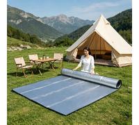1 pièce Tapis de camping isolant de haute qualité pour toutes les saisons - Matériau durable en feuille d'aluminium et EPE, tapis de pique-nique extérieur portable et pliable, imperméable et facile à