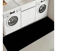 1 pièce Tapis de couloir traditionnel long au design de couleur unie moderne avec dos en caoutchouc antidérapant, paillasson, tapis de sol, convient pour le couloir, la cuisine, la chambre, le salon, 