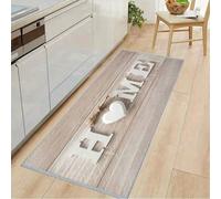 1 pièce Tapis de cuisine imprimé 3D en forme de cœur, tapis de vacances doux, tapis décoratif quotidien, tapis lavable, fond en silicone, surface en velours doux, style antidérapant, confortable, conv