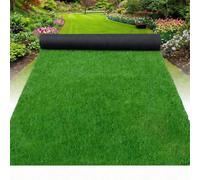 1 pièce Tapis de gazon artificiel durable, fausse pelouse pour terrain de football, piste de course, clôture, jardin, patio de la maison Vert 100cm * 50cm,Vert 500cm * 50cm,Vert 300cm * 50cm,Vert 200c