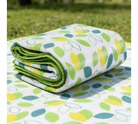 1 pièce Tapis de pique-nique vert | Couverture de plein air portable et imperméable avec poignée | Durable, léger et facile à nettoyer | Convient pour la plage, le camping et l'herbe 100*150,200*200,2