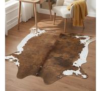 1 pièce Tapis décoratif imprimé peau de vache, beau tapis de printemps/été, tapis décoratif, décoration de chambre, petit tapis, tapis, décoration de maison, tapis de salon, petit tapis de salon, tapi