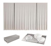 1 Pièce Tapis Egouttoir, Pliable et Flexible, Résistant à la Chaleur et Anti-Brûlure, Tapis D'égouttage Incliné, avec œillet de Suspension, Adapté pour Sécher la Vaisselle Dans L'évier de Cuisine