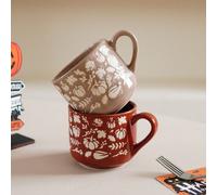 1 pièce Tasse à café citrouille d'Halloween 6,3 oz, mini tasse citrouille mate de récolte automnale, petite capacité, convient pour la fête d'Halloween, peut être utilisée comme tasse à thé ou tasse à