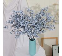 1 pièce Tige de fleur de pommier artificielle, fleur artificielle pour la décoration de mariage ou de fête, plantes artificielles, décoration d'automne, bureau, jardin, décoration de chambre, Saint-Va