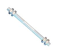 1 pièce tige filetée M6 droite - gauche filetage 160 mm + 4 écrous