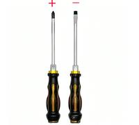 1 pièce Tournevis magnétique puissant - plat et tête, tournevis à percussion, manche ergonomique antidérapant, outil de réparation en acier trempé haute résistance, convient pour l'amélioration de la 
