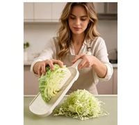 1 pièce Trancheuse à salade de légumes, râpe, coupe-julienne, peut traiter le chou, la laitue, le chou rouge, le concombre, le pak-choi, outil multifonction de râpe à chou, ustensile de cuisine, pique