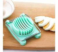 1 pièce Trancheuse à œufs, Coupe-œufs, Convient pour les œufs durs, Trancheuse/Hachoir à œufs en fil d'acier inoxydable, Trancheuse à fraises 1 pièce/vert,1 pièce/blanc,1 pièce/jauneAcier inoxydable