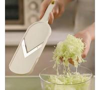 1 pièce Trancheuse de chou manuelle - Hachoir et râpe à légumes multifonction, lames en acier inoxydable, poignée ergonomique, peut hacher le chou, les légumes verts, le concombre, l'oignon, la pomme