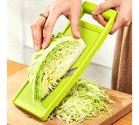 1 pièce Trancheuse manuelle à chou - Hachoir et broyeur de légumes multifonction, lames en acier inoxydable, peut hacher/trancher - Chou, légumes verts, concombre, oignon, carotte, pomme de terre et a