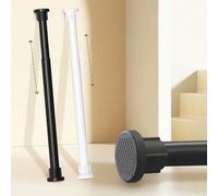 1 pièce Tringle à rideau en acier inoxydable réglable, barre à serviettes de salle de bain extensible, séchoir, tringle à rideaux, tringle de penderie, tringle de rideau de douche rétractable, support