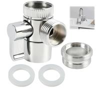 1 Pièce Vanne Convertisseur, Valve de Commutation, Adaptateur de Douche avec Trois Voies pour La Récupération Et La Dérivation de L'eau, pour Robinetts Dans La Cuisine Et La Salle de Bain