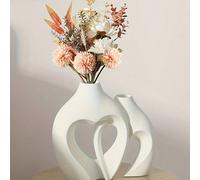 1 pièce Vase blanc de style nordique moderne avec un design de spirale complexe, parfait pour la décoration de la maison, du bureau ou de l'entrée, idéal pour les fleurs séchées et les plantes vertes 