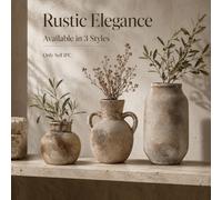 1 pièce Vase en céramique de style Wabi-Sabi, convient comme décoration de table, pot en poterie accent bohème pour le salon, la salle à manger, le bureau, la chambre à coucher ou la décoration extéri