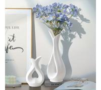 1 pièce Vase en forme de cœur - Bouteille de jade vintage noir & blanc, porte-fleurs séchées, décoration de maison minimaliste moderne pour le salon & la table à manger, centre de table de mariage, dé