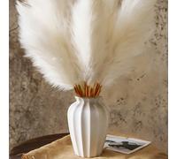 1 pièce Vase en plastique aspect céramique incassable, décoration d'intérieur minimaliste moderne, design cylindrique texturé rayé blanc. Vase décoratif multifonctionnel élégant pour fleurs, pour mari
