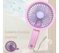 1 pièce Ventilateur pliable rechargeable USB portable, mini ventilateur portable avec 3 niveaux de vitesse, vent puissant, convient aux femmes, aux hommes, à la maison, au bureau, aux voyages en extér