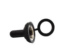 1 pièces 15A 250V interrupteur à bascule étanche avec couvercle de protection for équipement électronique panneau de commande industriel bricolage remplacement(Waterproof cap,Momentary)