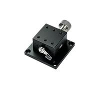 1 pièces 40 × 40mm axe X/XY/Z/XZ/XYZ étape linéaire de précision rainure en queue d'aronde entraînement par engrenage bouton manuel réglage plate-forme de déplacement(XZ Axis LWE4040)