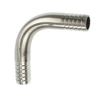 1 Pièces 6mm 8mm 10mm 12 13 14 16 20 25mm Tuyau Barbe 304 Acier Inoxydable 90 Degrés Coude Coude Tuyau Raccord Connecteur Eau Gaz Huile(6MM)