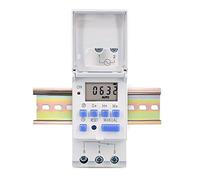 1 pièces 7 jours Programmable numérique relais minuterie interrupteur contrôle AC 220V 230V 12V 24V 48V 16A(15a,New AC DC 12V)