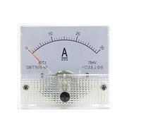 1 pièces 85C1-A 1A 2A 3A 5A 10A 15A 20A 30A 50A 75A DC panneau de compteur analogique ampèremètres de courant jauge(10A)