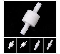 1 pièces blanc 4mm/6mm/8mm/10mm/12mm en plastique unidirectionnel clapet anti-retour en ligne carburant gaz eau liquide