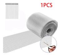 1 pièces garde aluminium gouttière garde de feuilles gouttière couvre écran feuille gouttière garde Protection pour bricolage coupe feuille pluie 12,7 cm x 12 m