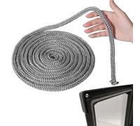 1 Pièces Joint Vitre Insert Cheminée Joint pour Poele a Bois | 12mmX3m;Poêle Cheminée Insert;Matériau Haut Gamme;Bonne Étanchéité;Souple & Durable;Pose Facile;Polyvalent