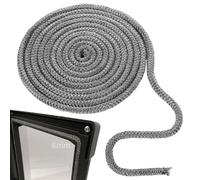 1 Pièces Joint Vitre Insert Cheminée Joint pour Poele a Bois | 6mmX3m;Poêle Cheminée Insert;Matériau Haut Gamme;Bonne Étanchéité;Souple & Durable;Pose Facile;Polyvalent