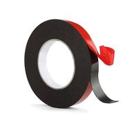 1 Pièces Ruban Adhésif Double Fort Noir Mousse Film Rouge 10M x 10mm | utilisation polyvalente et pratique, compatible avec multiples applications, résistance aux conditions extrêmes