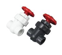 1 pièces UPVC ID 20/25/32/40/50mm vanne de contrôle débit PVC interrupteur d'écluse robinet à tournant sphérique for jardin Irrigation Aquarium AC230V)(Inner Dia25mm(dn20),AC230V)