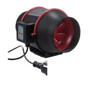 1 Pièces Ventilateur De Fumée 100mm Contrôle Vitesse En Ligne À Débit Mixte Avec Variable Ventilateurs D'extraction Silencieux Grande Commercial