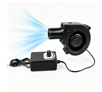 1 Pièces Ventilateur Radial AC 150 m³/h 230 V, Ventilateur Turbine avec Régulateur de Vitesse Intégré, Modèle Performant pour Appareils de Chauffage, Pique-Nique Et Divers Équipements Domestiques